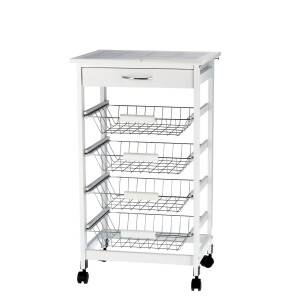 Carucior servire mdf ceramica 47 x 37 x 82 cm