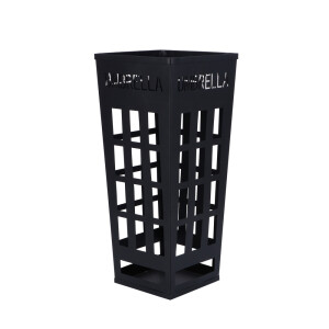 Suport umbrele fier negru 20 x 20 x 45 cm