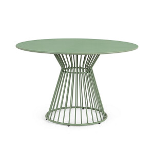 Masa otel verde Austin Ø120x75h