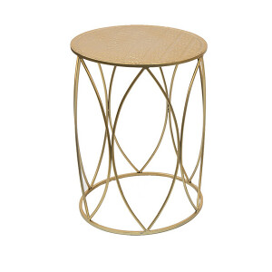 Suport flori metal auriu 41x55 cm