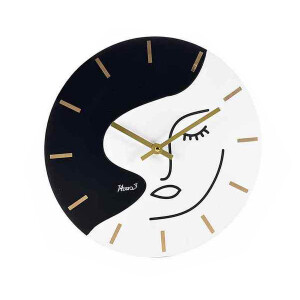 Ceas perete lemn Femeie 30 cm