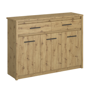 Comoda PAL stejar artisan Airon 125.4x36.2x91.2 cm