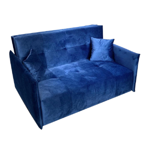 Canapea extensibila 3 locuri tesatura albastra Paris 146x105x85 cm  