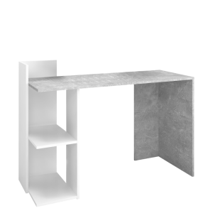 Birou beton alb Andreo 120x52x87.5 cm