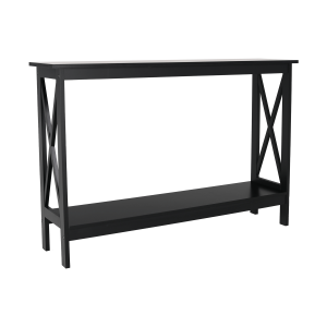 Consola mdf negru Apolos 120x30x80 cm 