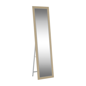 Oglinda podea rama bej alb Asuel 40x150 cm