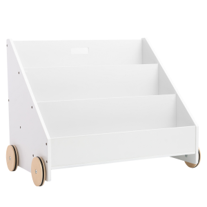 Raft, organizator mdf lemn pin natur alb Berus 63.8x40x49.7 cm