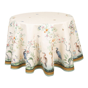 Fata masa rotunda bumbac multicolor Botanic 170 cm