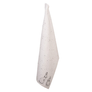 Prosop bucatarie bumbac gri bej 50x70 cm