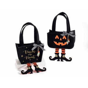 Set 2 gentute Halloween textil multicolor cm 18 x 8 x 12,5 H