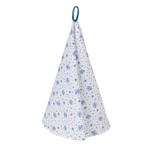 Prosop bucatarie bumbac alb albastru 80 cm
