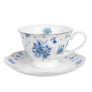 Set 4 cesti portelan PK 12x9x6 cm, 14x2 cm, 200 ml