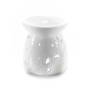 Difuzor parfum camera ceramica alba Ø 9 cm x 9,5 H