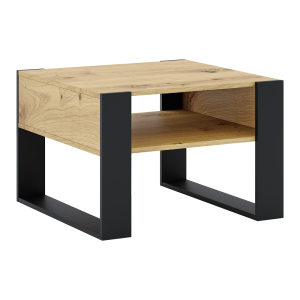 Masuta DTD stejar artisan neagra Cara 67x68.2x45 cm