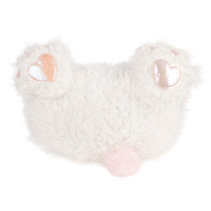 Perna decorativa Paste Iepuras poliester alb roz 38x14x27 cm