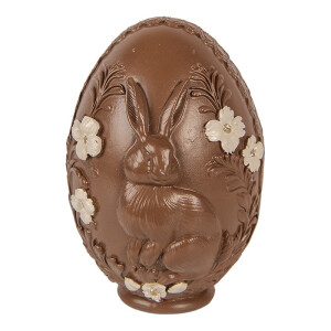 Ou decorativ Paste polirasina maro bej Ø 9x13 cm 