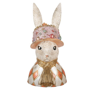 Figurina Iepurasi polirasina multicolora 26x26x50 cm