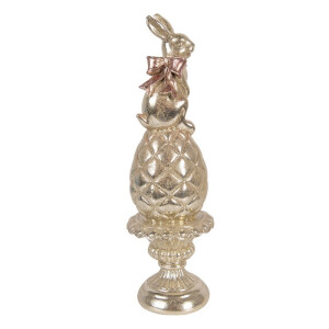 Decoratiune Paste polirasina aurie Ø 8x28 cm