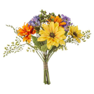 Buchet flori artifciale multicolor 22 cm