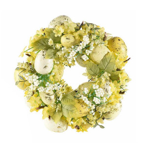 Coronita Paste decorata cu oua galbene 23 cm