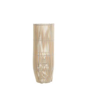 Veioza bambus natur Arusha Ø 17 cm x 52 h