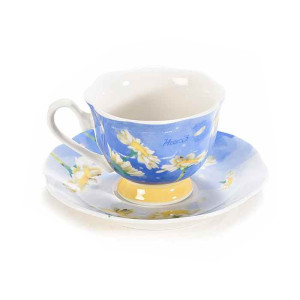 Ceasca din portelan decor Margarete Ø 7 cm x 5 h 80 ml
