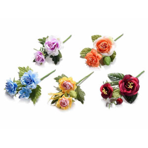 Set 5 flori artificiale 14 cm