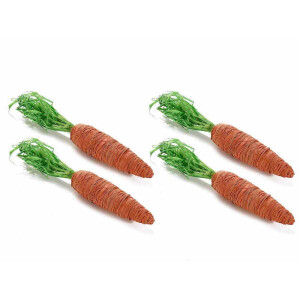 Set 4 morcovi artificiali 3x17 cm