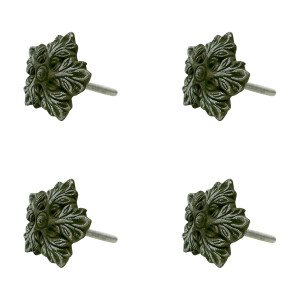 Set 4 butoni mobilier din ceramica verde 5x5x3 cm