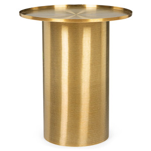 Masuta cafea metal auriu Kalpita Ø 51 cm x 59 h