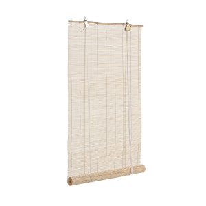 Jaluzea tip rulou din bambus natur Midollo 60 cm x 180 h
