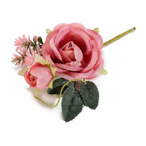 Set 8 crengute Trandafiri artificiali 15 cm