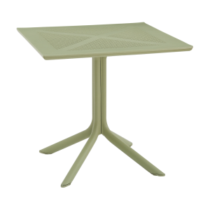 Masa de gradina, plastic verde, Denton 79,5x79,5x74,5 cm