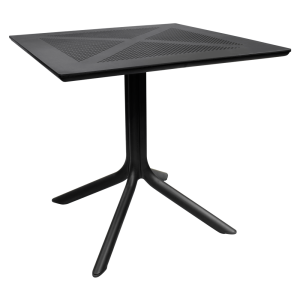 Masa de gradina, neagra, Denton 79,5x79,5x74,5 cm