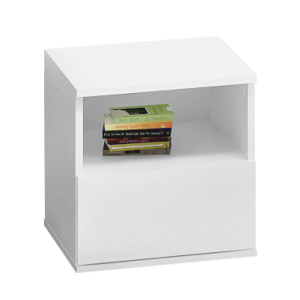 Noptiera DTD alb Doli 40x40x40 cm