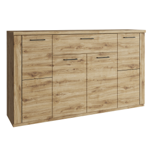 Comoda 2 usi stejar navarra Dorsi 160x41x 94.6 cm 