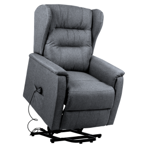 Fotoliu de relaxare pozitionabil gri Douro 78x90-162x86-108 cm