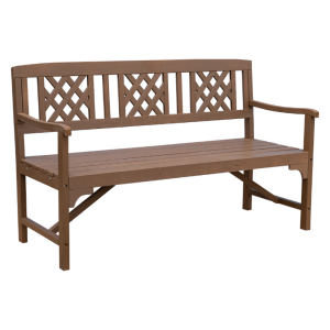 Banca gradina, terasa lemn maro Enela 148x62x86,5 cm