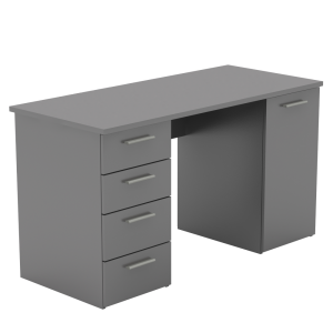 Birou DTD grafit Eustach 137x60x76,3 cm