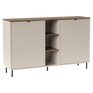 Comoda DTD laminat mdf infoliat casmir stejar Eyco 153,4x40x95,4 cm