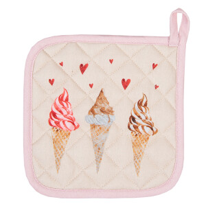 Set 2 servete termice bumbac Ice Cream 20x20 cm