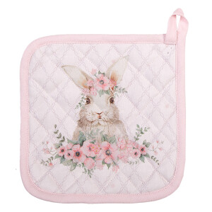 Set 2 servete termice bumbac multicolor Iepuras 20x20 cm