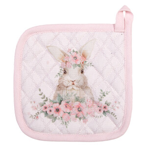 Set 2 servete termice bumbac multicolor Iepuras 16x16 cm