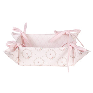 Cos paine bumbac multicolor Iepuras 35x35x8 cm