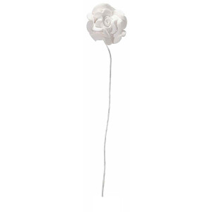 Set 120 mini Trandafiri parfumati albi 1.6x10 cm