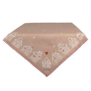 Fata masa Craciun bumbac multicolor Turta Dulce 100x100 cm