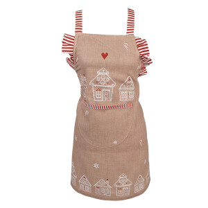 Sort bucatarie pentru copii bumbac multicolor Turta Dulce 56x48 cm
