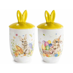 Set 2 borcane Paste ceramica multicolora Ø 10,5 cm x 20,5 H