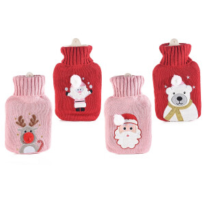 Set 4 recipiente apa calda Craciun 16x28 cm, 700 ml