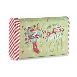 Cutie metal multicolor Craciun 10.5x3x7 cm